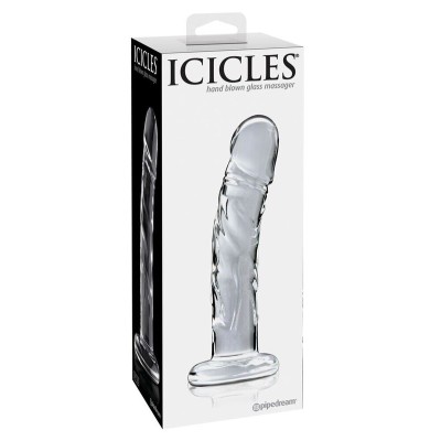 ICICLES NÚMERO 62 DILDO DE VIDRO SOPRADO À MÃO - PD2962-00