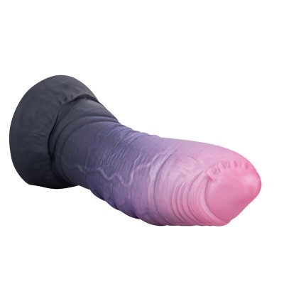 POWER MONSTERS - DREADFUL FIEND BICOLOR FANTASY SILICONE DILDO 24 CM Ø 6 CM - D-246105 - Dona Pimenta