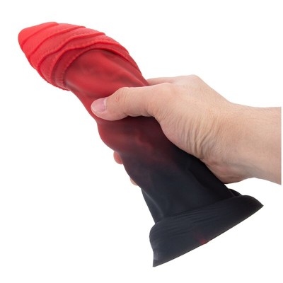 POWER MONSTERS - INFERNAL GOLIATH BICOLOR FANTASY SILICONE DILDO 25 CM Ø 6 CM - D-246106 - Dona Pimenta