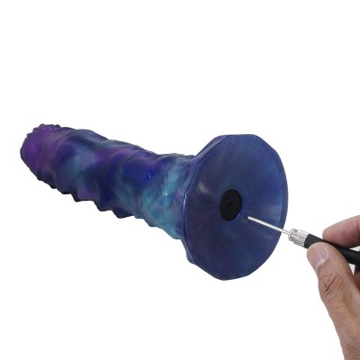 POWER MONSTERS - DUSKWALKER SENTINEL TRICOLOR DILDO DE SILICONE INFLÁVEL FANTASIA 23 CM Ø 5 CM - D-246112 - Dona Pimenta