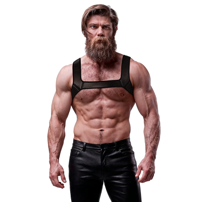 ATITUDE SUBMISSIVA FETICHE - ARNÊS NEOPRENE SPORT MEN TAMANHO M - D-235639 - Dona Pimenta