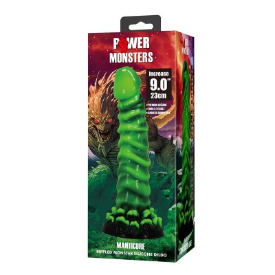 POWER MONSTERS - MANTICORE FANTASY DILDO DE SILICONE 23 CM Ø 5 CM - D-246097 - Dona Pimenta