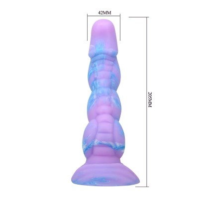 POWER MONSTERS - DILDO DE SILICONE ALIEN FANTASY 20,5 CM Ø 4,8 CM - D-246101 - Dona Pimenta