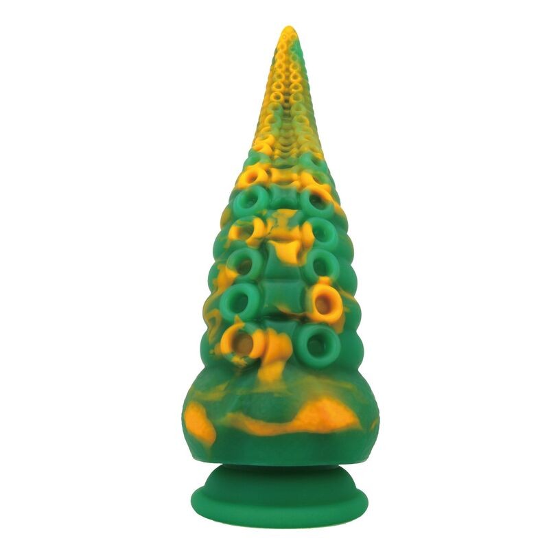 POWER MONSTERS - ABYSSAL COLOSSUS BICOLOR FANTASY SILICONE DILDO 22,5 CM Ø 6 CM - D-246103 - Dona Pimenta