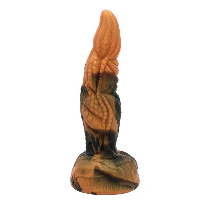 POWER MONSTERS - DILDO DE SILICONE FANTASIA TIRANOSSAURO BICOLOR 20,5 CM Ø 5 CM - D-246104 - Dona Pimenta