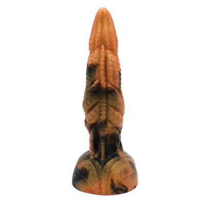POWER MONSTERS - DILDO DE SILICONE FANTASIA TIRANOSSAURO BICOLOR 20,5 CM Ø 5 CM - D-246104 - Dona Pimenta