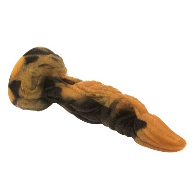 POWER MONSTERS - DILDO DE SILICONE FANTASIA TIRANOSSAURO BICOLOR 20,5 CM Ø 5 CM - D-246104 - Dona Pimenta