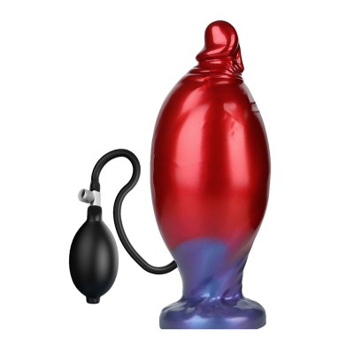 POWER MONSTERS - SHADOW BEHEMOTH BICOLOR DILDO DE SILICONE FANTASIA 22 CM Ø 5 CM - D-246115 - Dona Pimenta