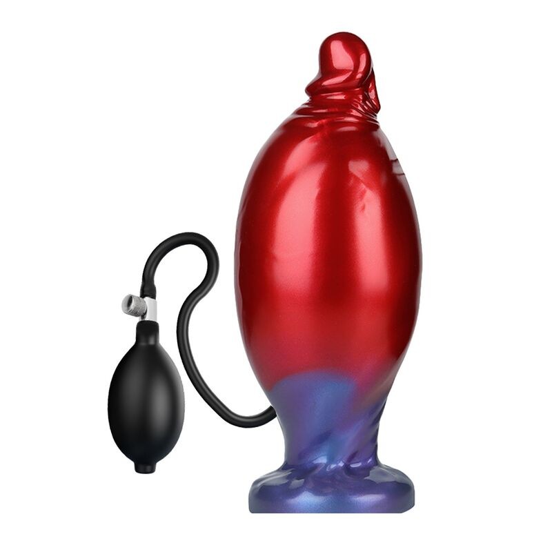 POWER MONSTERS - SHADOW BEHEMOTH BICOLOR DILDO DE SILICONE FANTASIA 22 CM Ø 5 CM - D-246115 - Dona Pimenta