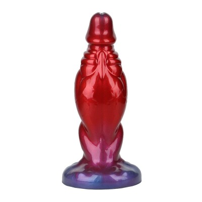 POWER MONSTERS - SHADOW BEHEMOTH BICOLOR DILDO DE SILICONE FANTASIA 22 CM Ø 5 CM - D-246115 - Dona Pimenta