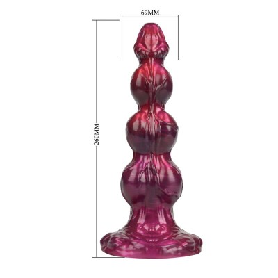 POWER MONSTERS - PRIMAL BEASTLORD ROSA TRANSLÚCIDO FANTASIA DILICONE 26 CM Ø 5 CM - D-246111 - Dona Pimenta