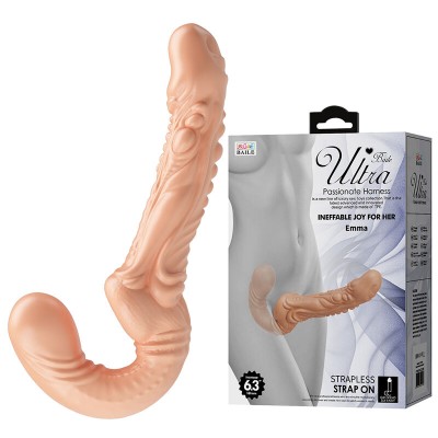 BAILE - EMMA STRAP-ON TEXTURIZADO PARA DUPLA PENETRAÇÃO - D-245967 - Dona Pimenta