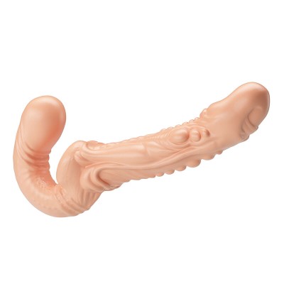 BAILE - EMMA STRAP-ON TEXTURIZADO PARA DUPLA PENETRAÇÃO - D-245967 - Dona Pimenta
