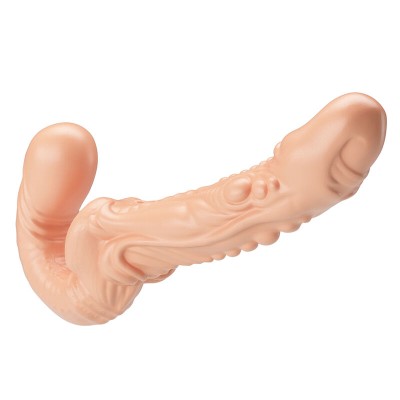 BAILE - EMMA STRAP-ON TEXTURIZADO PARA DUPLA PENETRAÇÃO - D-245967 - Dona Pimenta
