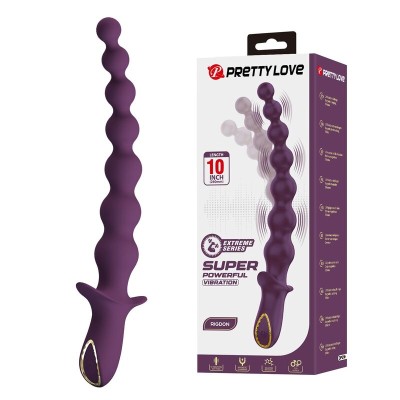 PRETTY LOVE - MADISON VIBRADOR ANAL RECARREGÁVEL COM 10 FUNÇÕES - D-246122 - Dona Pimenta