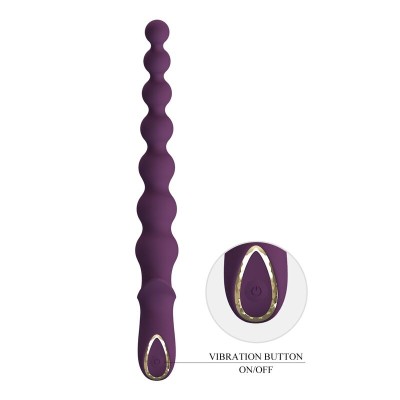 PRETTY LOVE - MADISON VIBRADOR ANAL RECARREGÁVEL COM 10 FUNÇÕES - D-246122 - Dona Pimenta