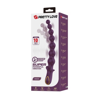 PRETTY LOVE - MADISON VIBRADOR ANAL RECARREGÁVEL COM 10 FUNÇÕES - D-246122 - Dona Pimenta