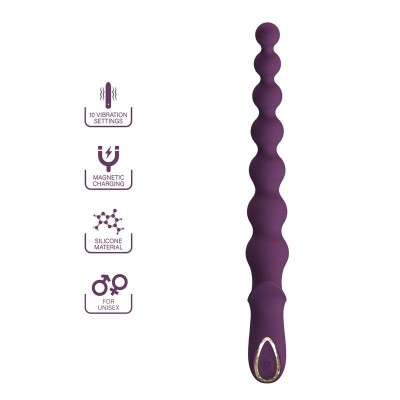 PRETTY LOVE - MADISON VIBRADOR ANAL RECARREGÁVEL COM 10 FUNÇÕES - D-246122 - Dona Pimenta