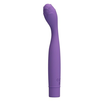 PRETTY LOVE - VIBRADOR HENRY FLEXÍVEL PARA PONTO G ROXO - D-246062 - Dona Pimenta