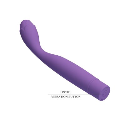 PRETTY LOVE - VIBRADOR HENRY FLEXÍVEL PARA PONTO G ROXO - D-246062 - Dona Pimenta