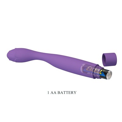 PRETTY LOVE - VIBRADOR HENRY FLEXÍVEL PARA PONTO G ROXO - D-246062 - Dona Pimenta