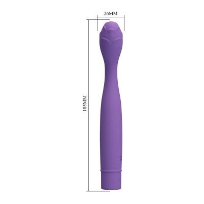 PRETTY LOVE - VIBRADOR HENRY FLEXÍVEL PARA PONTO G ROXO - D-246062 - Dona Pimenta