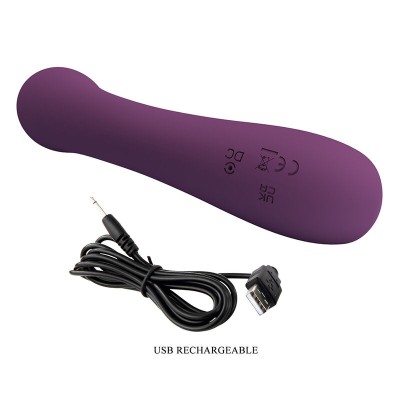 PRETTY LOVE - VIBRADOR COELHO RECARREGÁVEL ROSOLYN COM 10 FUNÇÕES - D-246121 - Dona Pimenta