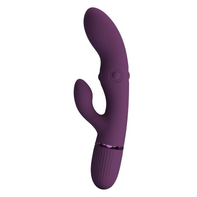 PRETTY LOVE - ZACH VIBRADOR COELHO RECARREGÁVEL COM 5+5 FUNÇÕES - D-246124 - Dona Pimenta