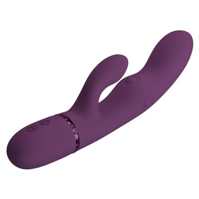PRETTY LOVE - ZACH VIBRADOR COELHO RECARREGÁVEL COM 5+5 FUNÇÕES - D-246124 - Dona Pimenta