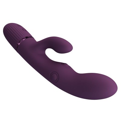 PRETTY LOVE - ZACH VIBRADOR COELHO RECARREGÁVEL COM 5+5 FUNÇÕES - D-246124 - Dona Pimenta