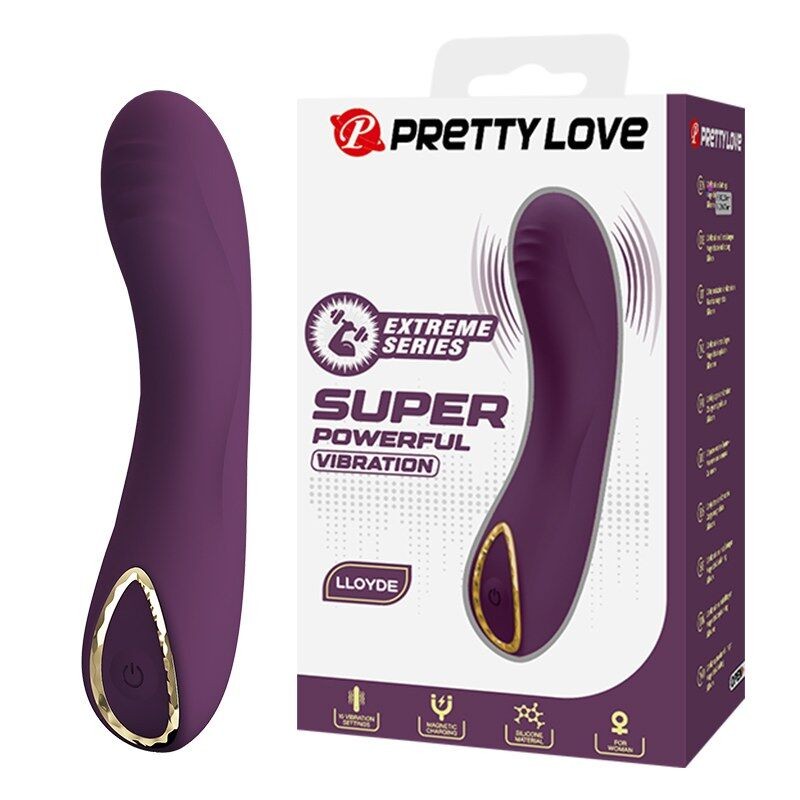 PRETTY LOVE - VIBRADOR RECARREGÁVEL LLOYDE COM 10 FUNÇÕES - ROXO - D-246125 - Dona Pimenta