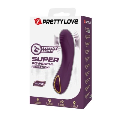 PRETTY LOVE - VIBRADOR RECARREGÁVEL LLOYDE COM 10 FUNÇÕES - ROXO - D-246125 - Dona Pimenta
