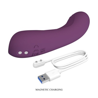 PRETTY LOVE - VIBRADOR RECARREGÁVEL LLOYDE COM 10 FUNÇÕES - ROXO - D-246125 - Dona Pimenta