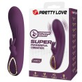 PRETTY LOVE - VIBRADOR COELHO RECARREGÁVEL LANDYN COM 10 FUNÇÕES - ROXO - D-246126 - Dona Pimenta