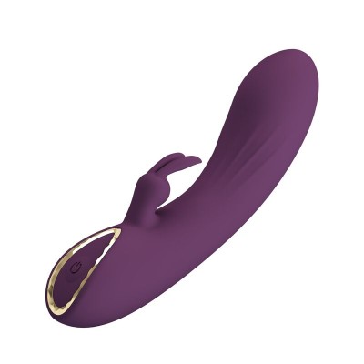PRETTY LOVE - VIBRADOR COELHO RECARREGÁVEL LANDYN COM 10 FUNÇÕES - ROXO - D-246126 - Dona Pimenta