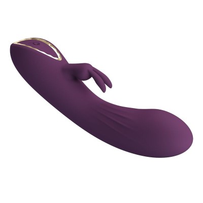 PRETTY LOVE - VIBRADOR COELHO RECARREGÁVEL LANDYN COM 10 FUNÇÕES - ROXO - D-246126 - Dona Pimenta