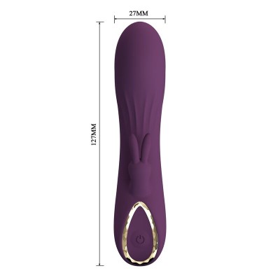 PRETTY LOVE - VIBRADOR COELHO RECARREGÁVEL LANDYN COM 10 FUNÇÕES - ROXO - D-246126 - Dona Pimenta