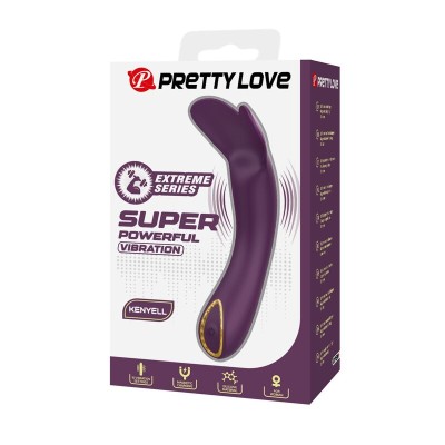 PRETTY LOVE - VIBRADOR RECARREGÁVEL KENYELL COM 10 FUNÇÕES - ROXO - D-246127 - Dona Pimenta