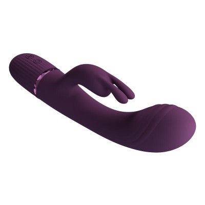 PRETTY LOVE - VIBRADOR COELHO RECARREGÁVEL ROCCO COM 10 FUNÇÕES - ROXO - D-246132 - Dona Pimenta