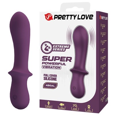 PRETTY LOVE - VIBRADOR RECARREGÁVEL ABIGAIL COM 10 FUNÇÕES - ROXO - D-246133 - Dona Pimenta