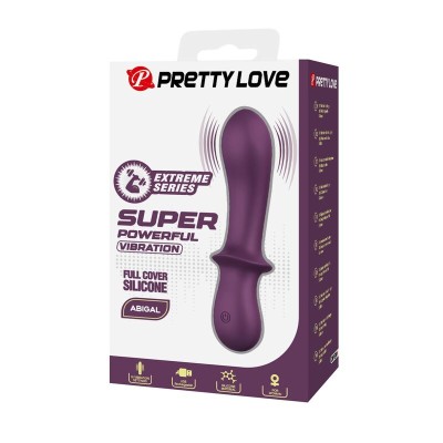 PRETTY LOVE - VIBRADOR RECARREGÁVEL ABIGAIL COM 10 FUNÇÕES - ROXO - D-246133 - Dona Pimenta