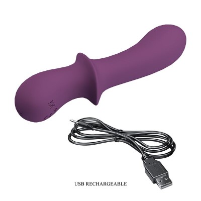 PRETTY LOVE - VIBRADOR RECARREGÁVEL ABIGAIL COM 10 FUNÇÕES - ROXO - D-246133 - Dona Pimenta