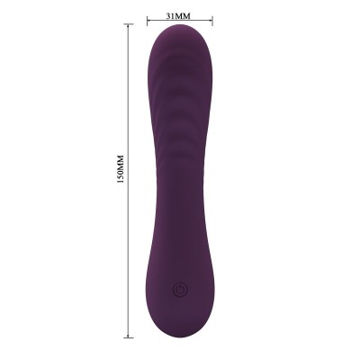 PRETTY LOVE - VIBRADOR RECARREGÁVEL ALEXISROSE COM 10 FUNÇÕES - ROXO - D-246134 - Dona Pimenta