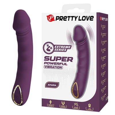 PRETTY LOVE - AMARA VIBRADOR RECARREGÁVEL COM 10 FUNÇÕES ROXO - D-246136 - Dona Pimenta