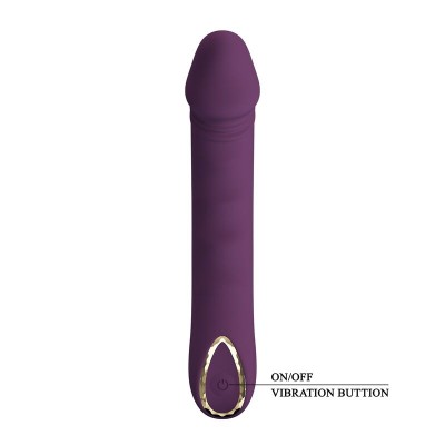 PRETTY LOVE - AMARA VIBRADOR RECARREGÁVEL COM 10 FUNÇÕES ROXO - D-246136 - Dona Pimenta