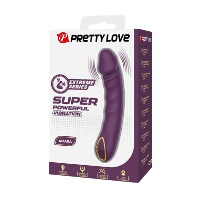 PRETTY LOVE - AMARA VIBRADOR RECARREGÁVEL COM 10 FUNÇÕES ROXO - D-246136 - Dona Pimenta