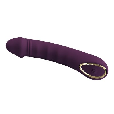 PRETTY LOVE - AMARA VIBRADOR RECARREGÁVEL COM 10 FUNÇÕES ROXO - D-246136 - Dona Pimenta
