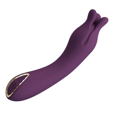 PRETTY LOVE - VIBRADOR RECARREGÁVEL LUNAO COM 10 FUNÇÕES ROXO - D-246137 - Dona Pimenta