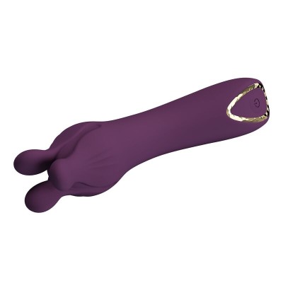 PRETTY LOVE - VIBRADOR RECARREGÁVEL LUNAO COM 10 FUNÇÕES ROXO - D-246137 - Dona Pimenta