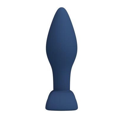 MR PLAY - PLUG ANAL DE SILICONE CÔNICO AZUL M - D-246005 - Dona Pimenta